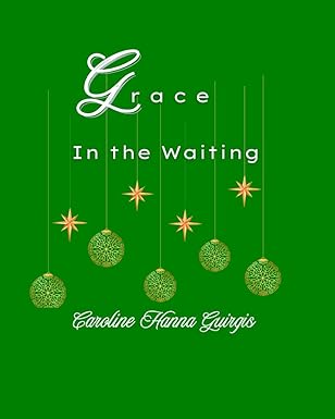 Green book cover with ornaments and stars.